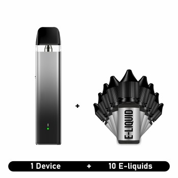 1 Device + 10 E-Liquids